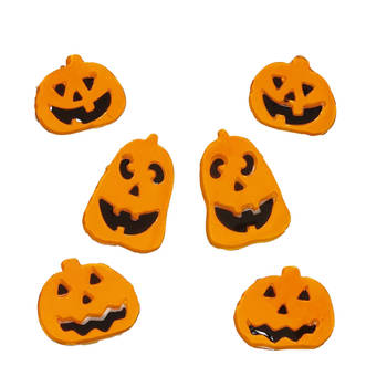 Horror raamstickers pompoenen 25 x 25 cm - Halloween feest decoratie - Feeststickers