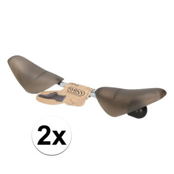 Donker grijze/antraciet schoenenspanners 4 stuks - Schoenspanners