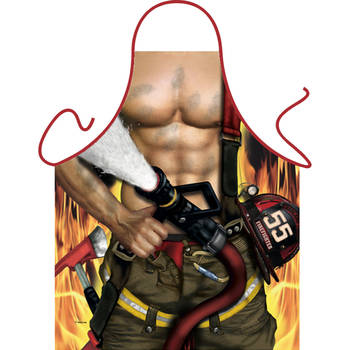 Keukenschort Brandweerman - Feestschorten