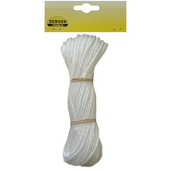Hobby touw wit 25 meter 4 mm - Touwen