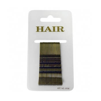 90x Stuks gouden pins haarspeldjes 6 cm - Haarspeldjes