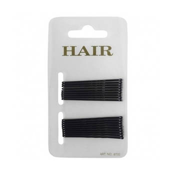 90x Stuks zwarte pins haarspeldjes 5 cm - Haarspeldjes