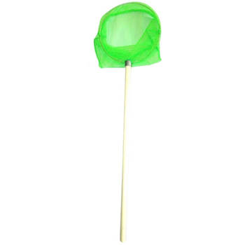 Gebro Vlindernet/insectennet - neon groen - 58 x 20 cm - Vlindernetjes