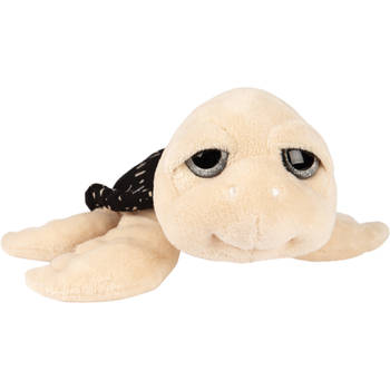 Suki Gifts pluche zeeschildpad Jules knuffeldier - cute eyes - beige - 24 cm - Knuffel zeedieren