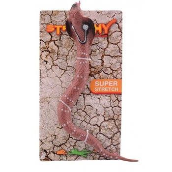 Rubberen dieren Cobra rekbaar 27 cm - Speelfiguren