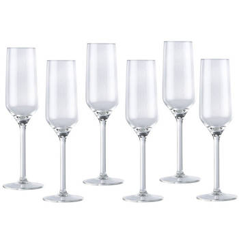 Champagneglas / glazen 12x stuks 22 centiliter - Champagneglazen