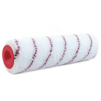 Muur vacht anti-spat verfroller polyester geweven pluisvrij 7,2 x 18 cm - Verfrollers