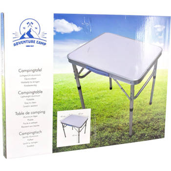 Inklapbare tafel voor op de camping 60 x 45 cm - Campingtafels