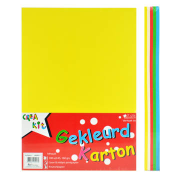 A5 gekleurde tekenvellen karton 100 vellen - Schetsboeken