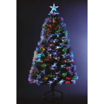 Feeric lights and christmas - fiber kerstboom - H120 cm - met licht - Kunstkerstboom