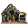 Complete kerststal met Jozef, Maria en Jezus beeldjes 43 x 20 x 29 cm - Kerststallen