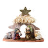 Decoris kerststal - incl. kerststal beeldjes - L20 x B8 x H16,5 cm - Kerststallen