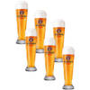 Paulaner Hefe Bierglazen 50cl set van 6 stuks - Bier Glas 0,5 l - 500 ml