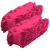 2x stuks neon roze crepe papier slinger 18 meter - Feestslingers