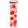 Horror/halloween raamsticker - Bloederige vlekken en spetters - 46 x 13 cm - Feestartikelen/versiering - Feeststickers