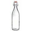 Bormioli Rocco beugelfles/waterfles - 1000 ml - transparant - Weckpotten