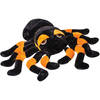 Suki gifts Pluche knuffel spin - tarantula - zwart/oranje - 82 cm - XXL-size - Knuffeldier