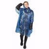 30x blauwe noodponcho doorschijnend - Regenponcho's