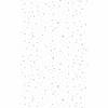 Duni kerst tafellaken/tafelkleed - 138 x 220 cm - papier - wit met sterren - rechthoekig - Tafellakens
