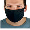 2x Wasbare gezichtsmaskers/mondkapjes zwart voor volwassenen - Mondkapjes