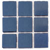 63x stuks mozaieken maken steentjes/tegels kleur donkerblauw 0.1 x 0.1 x 0.2 cm - Mozaiektegel