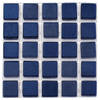 119x stuks mozaieken maken steentjes/tegels kleur donkerblauw 0.5 x 0.5 x 0.2 cm - Mozaiektegel