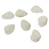 Rayher hobby decoratie schelpen/schelpjes - parelmoer/wit - afmeting 2 cm - 250 gram netje - Hobbydecoratieobject