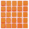 119x stuks mozaieken maken steentjes/tegels kleur oranje 5 x 5 x 2 mm - Mozaiektegel