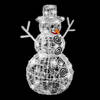 Feeric lights and christmas - LED verlichte sneeuwpop figuur - 60 cm - kerstverlichting figuur