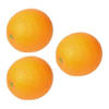 5x stuks kunst/Namaak fruit sinaasappels van 8 cm - Kunstbloemen