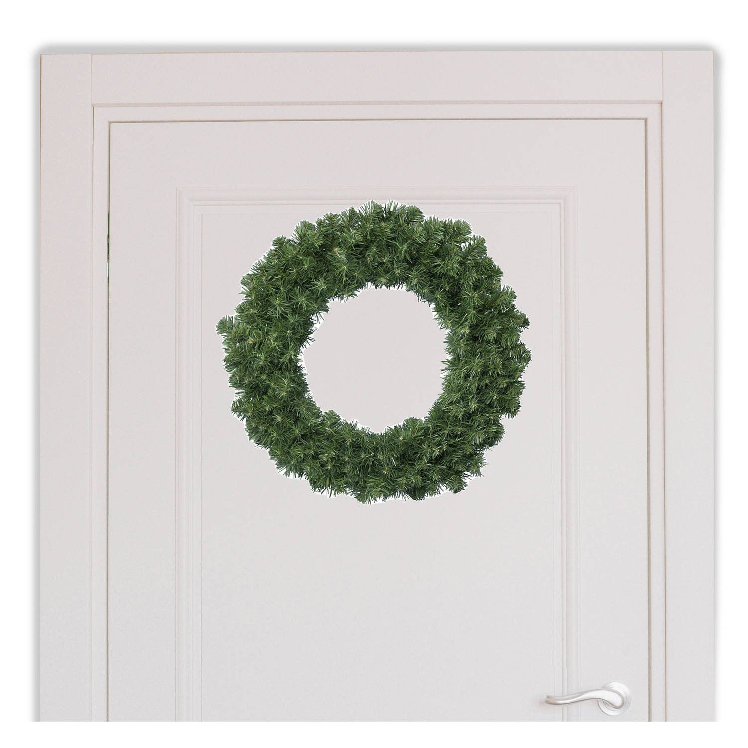 Voordelige groene deurkransen kerstkransen 50 cm Kerstkransen