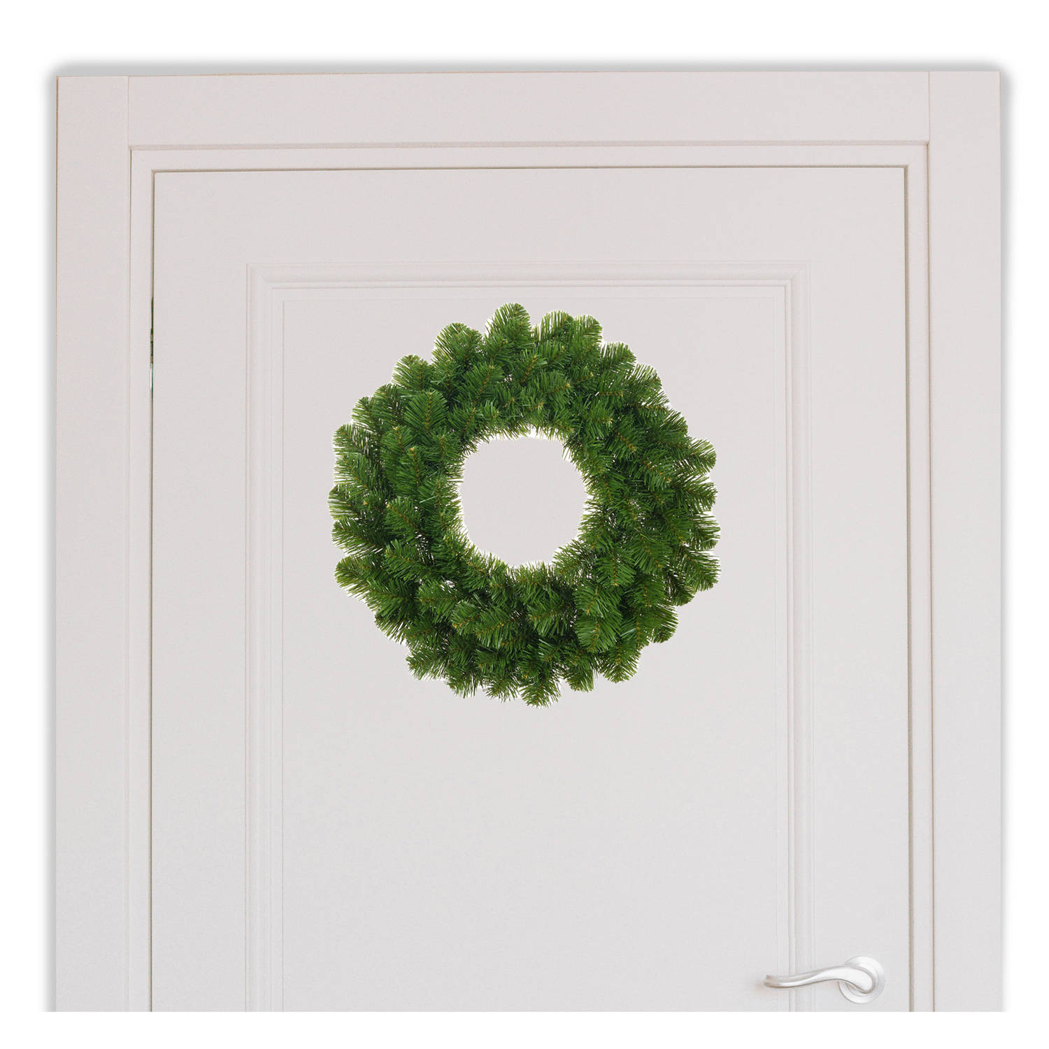 Groene voordeur kransen 45 cm Kerstkransen