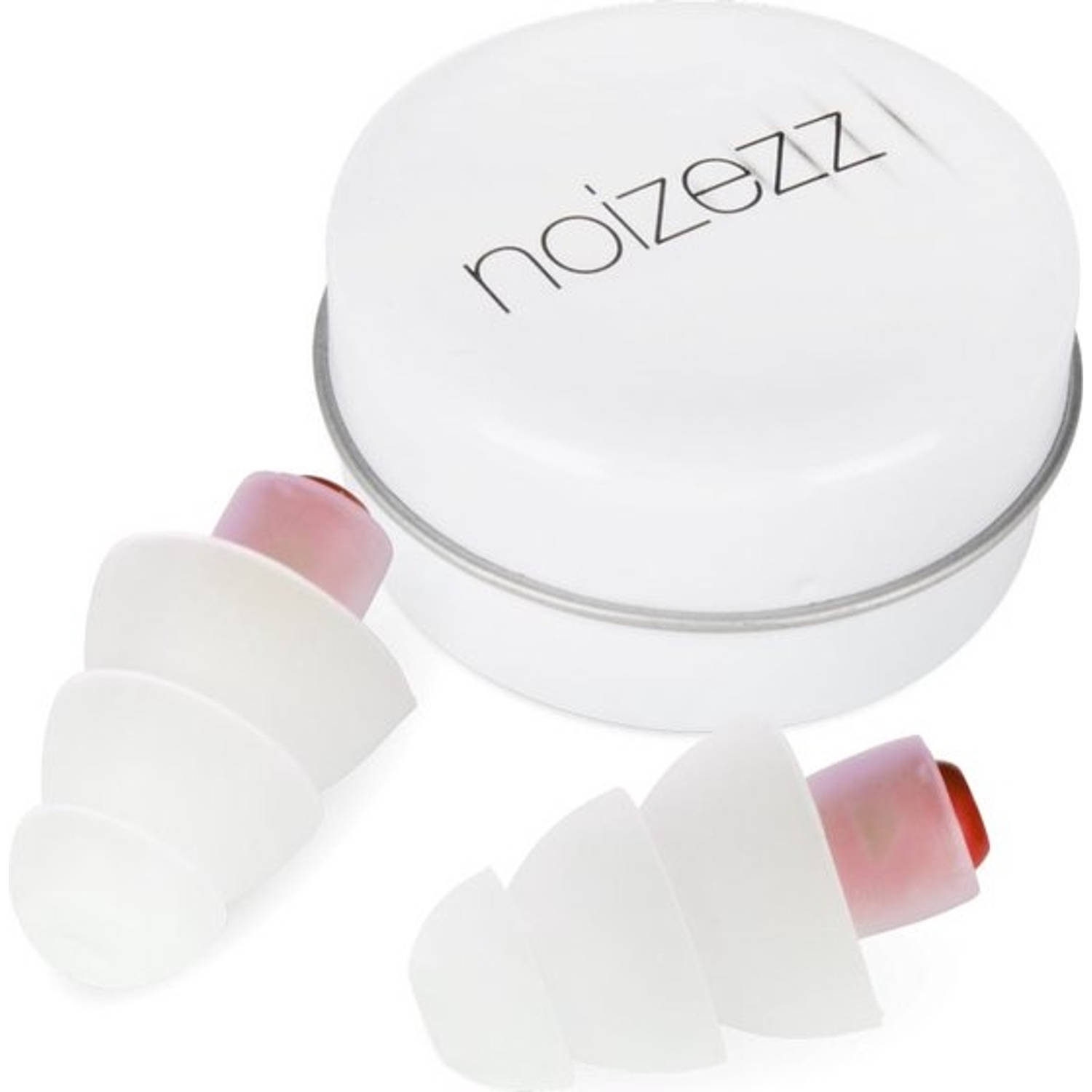 Noizezz - Red Extreme - Onze size fits all gehoorbescherming met demping tot 33 dB - Rood - Oordoppen - 1 paar