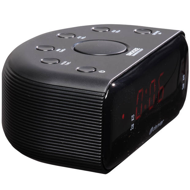 Denver Wekkerradio - Snooze / Slaap Functie - Digitale Wekker - FM Radio - Dual alarmklok - CR430 - Zwart