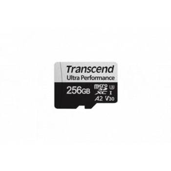 Transcend TS64GUSD340S 64GB microSD w/ adapter UHS-I U3 A2 Ultra Performance, 160/80 MB/s