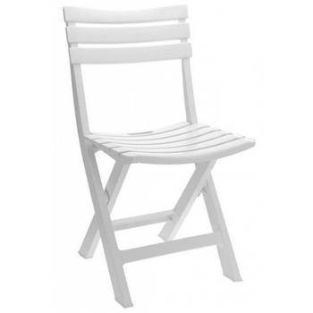 6x Verjaardag bijzet stoel wit - Klapstoelen