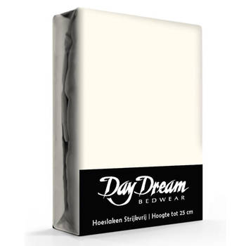 Day Dream hoeslaken katoen Crème - 180 x 210 cm