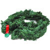 Kerstslinger - dennen guirlande - groen - L10 mtr x B10 cm - kunststof - Guirlandes