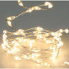 Christmas Decoration lichtdraad zilverdraad- 2x -132 leds - wit - 2 m - Lichtsnoeren