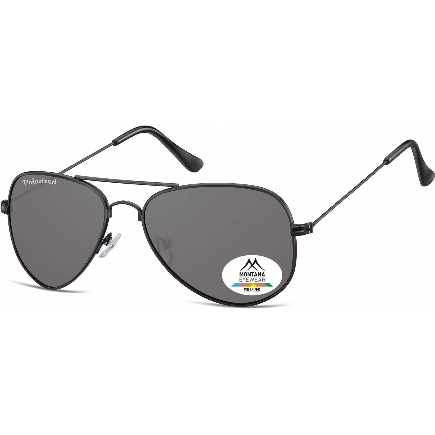 Montana zonnebril unisex Aviator zwart (MP94F)