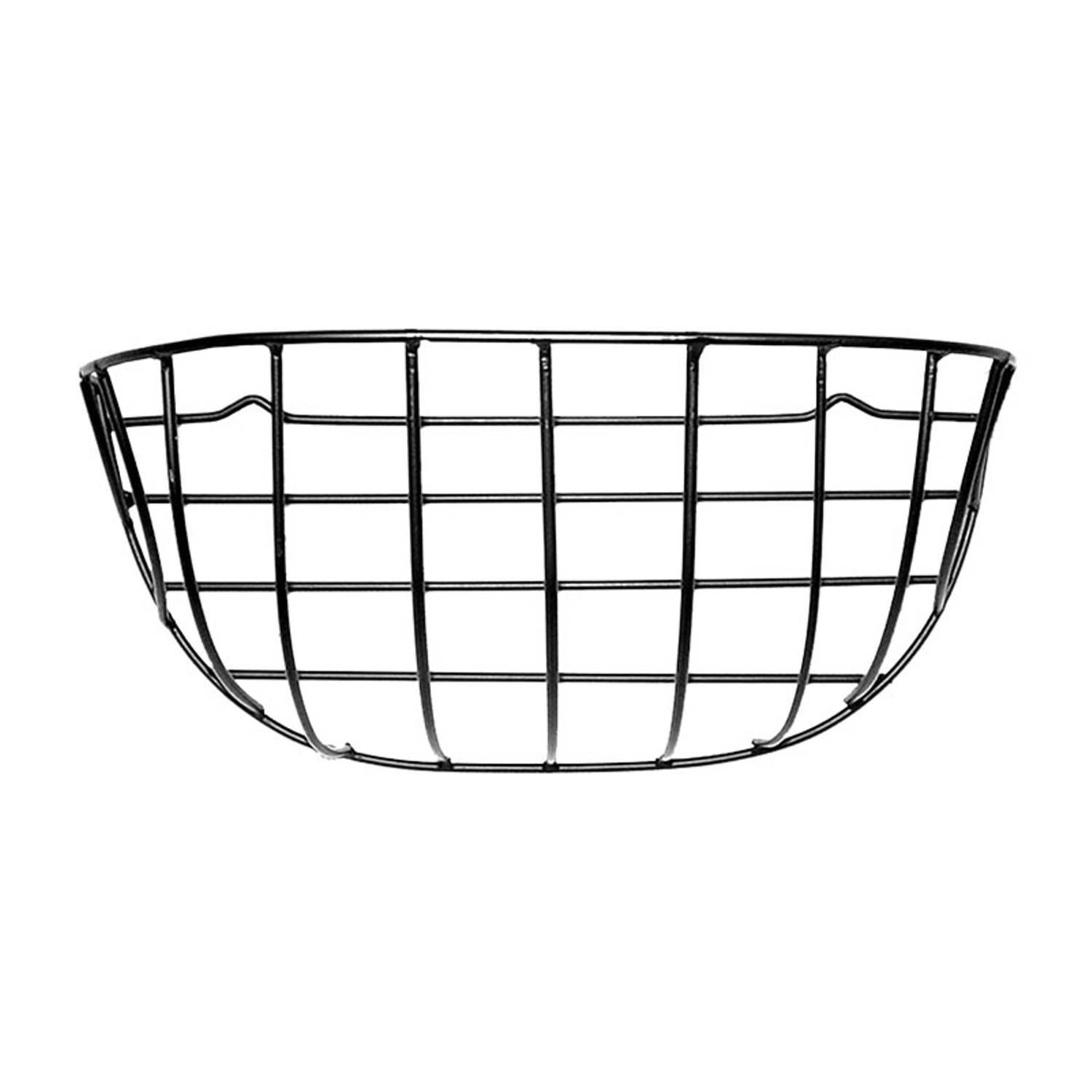 Hanging basket hooirek muurmodel zwart metaal M