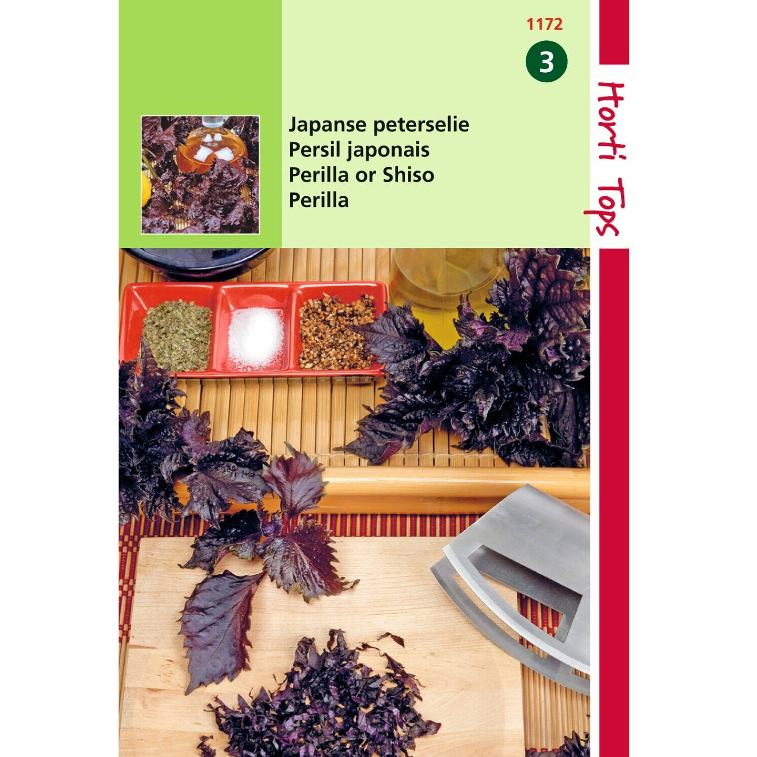 Hortitops - 2 stuks Perilla Crispum Paarsbladig Shiso