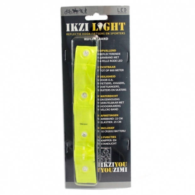 Ikzi Light Reflecterende Armband Met 4-LED