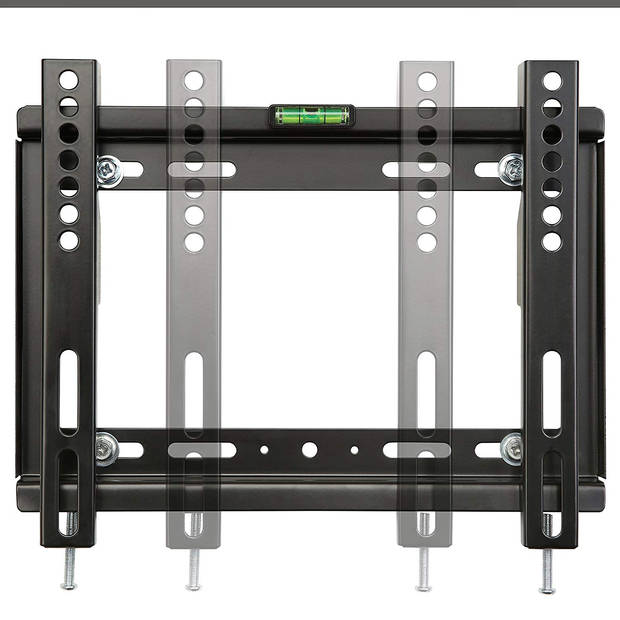 TV beugel, muurhouder, universeel, ultradunne wandbeugel, TV steun, voor TV's van 14-32 inch, met waterpas