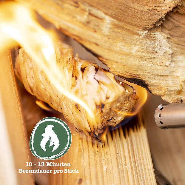 Grillas Aanmaakblokjes-aanmaakkrullen- aanmaakwokkels- houtwol-voor openhaard en barbecue - 3kg - 200 stuks