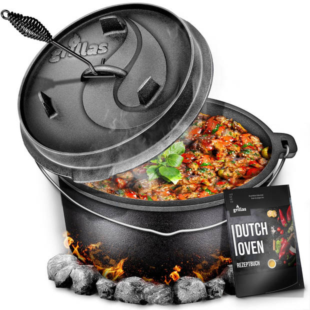 Grillas- Dutch Oven, 4.2L, BBQ pan, gietijzer G