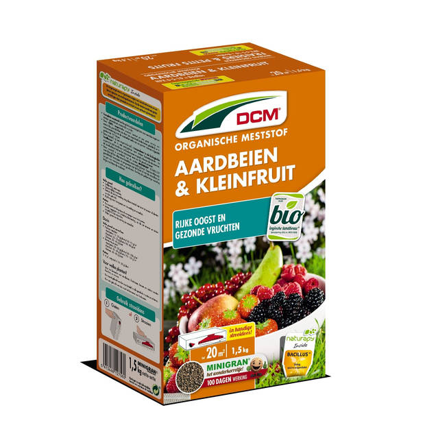 Meststof Aardbeien & Kleinfruit 1,5 kg in strooidoos