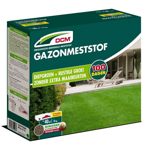 DCM - Gazonmeststof 3 kg