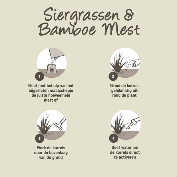 Pokon - Siergrassen & Bamboe Mest 1kg