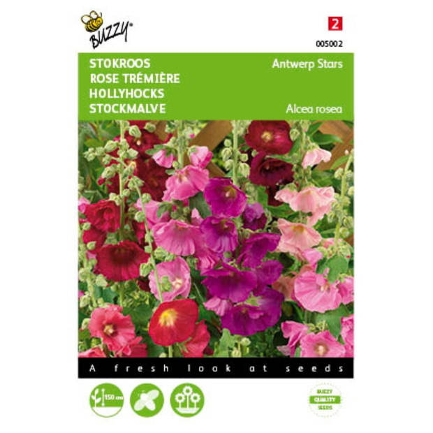 5 stuks Althaea Antwerp Stars mix Tuinplus